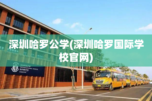 深圳哈罗公学(深圳哈罗国际学校官网)