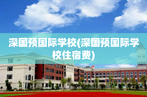 深国预国际学校(深国预国际学校住宿费)