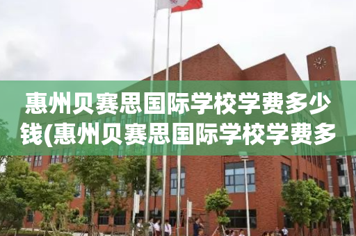 惠州贝赛思国际学校学费多少钱(惠州贝赛思国际学校学费多少钱一年)