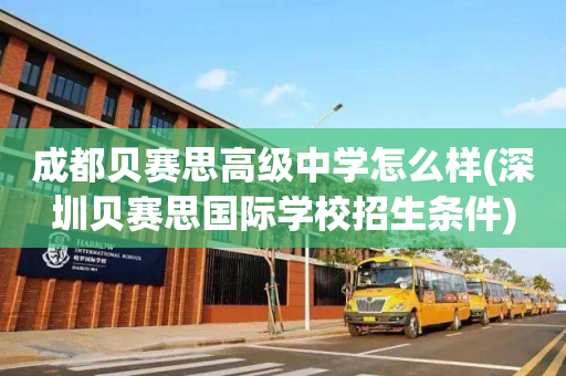 成都贝赛思高级中学怎么样(深圳贝赛思国际学校招生条件)
