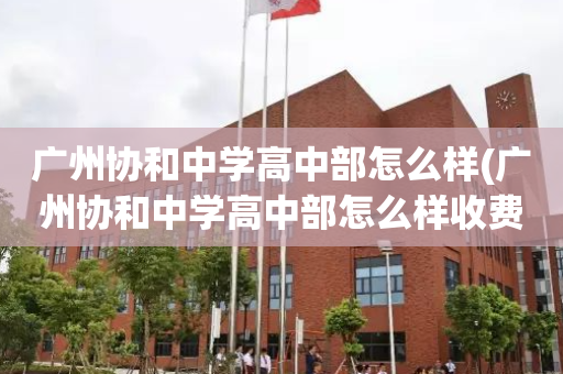 广州协和中学高中部怎么样(广州协和中学高中部怎么样收费)