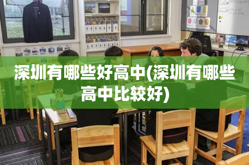 深圳有哪些好高中(深圳有哪些高中比较好)
