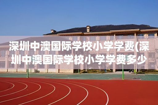 深圳中澳国际学校小学学费(深圳中澳国际学校小学学费多少钱)