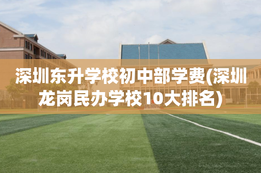 深圳东升学校初中部学费(深圳龙岗民办学校10大排名)