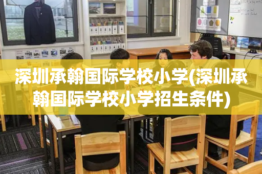 深圳承翰国际学校小学(深圳承翰国际学校小学招生条件)