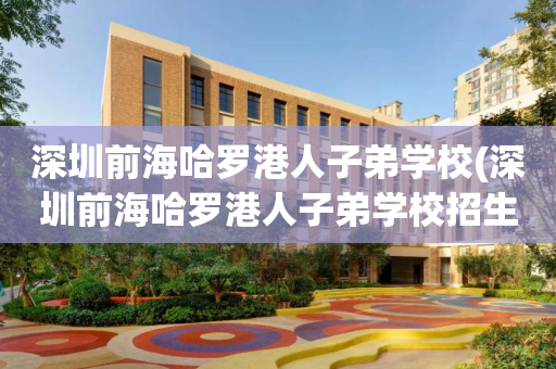 深圳前海哈罗港人子弟学校(深圳前海哈罗港人子弟学校招生办电话)