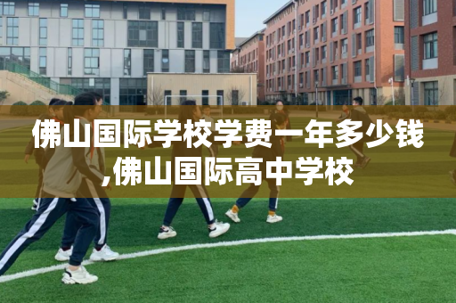 佛山国际学校学费一年多少钱,佛山国际高中学校