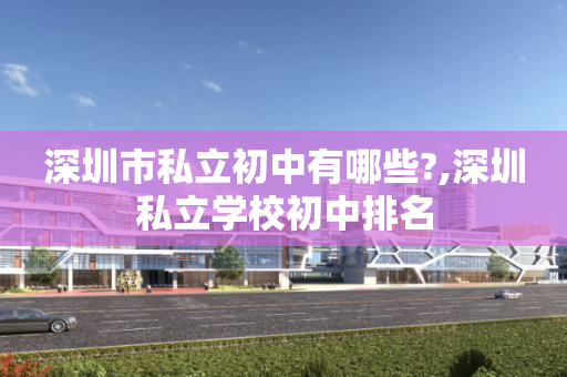 深圳市私立初中有哪些?,深圳私立学校初中排名