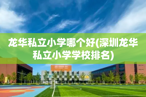 龙华私立小学哪个好(深圳龙华私立小学学校排名)