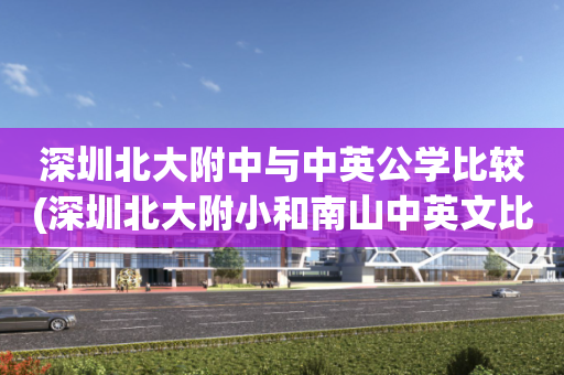 深圳北大附中与中英公学比较(深圳北大附小和南山中英文比较)