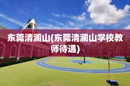 东莞清澜山(东莞清澜山学校教师待遇)