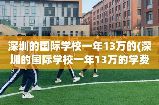 深圳的国际学校一年13万的(深圳的国际学校一年13万的学费贵吗)