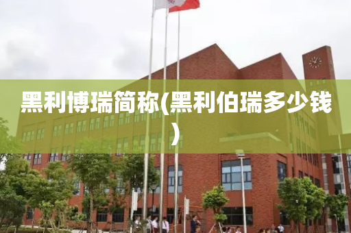 黑利博瑞简称(黑利伯瑞多少钱)