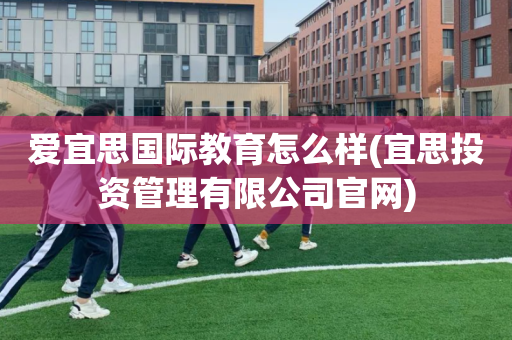 爱宜思国际教育怎么样(宜思投资管理有限公司官网)